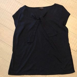 Like new! Navy cap sleeve blouse from The Limited!